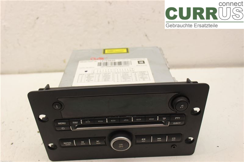 SAAB 9-5     06-10 Radio CD / panneau multimédia 12784324 B205E/B