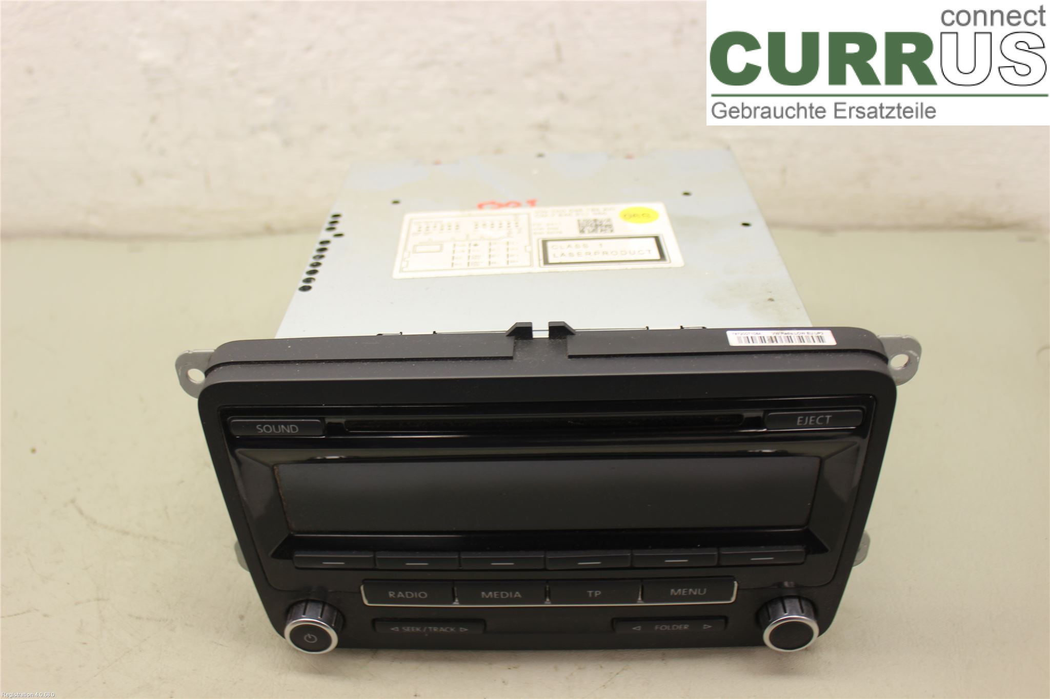 VW CADDY  11-15 Radio CD / panel multimedialny 1K0057187NX CAYD