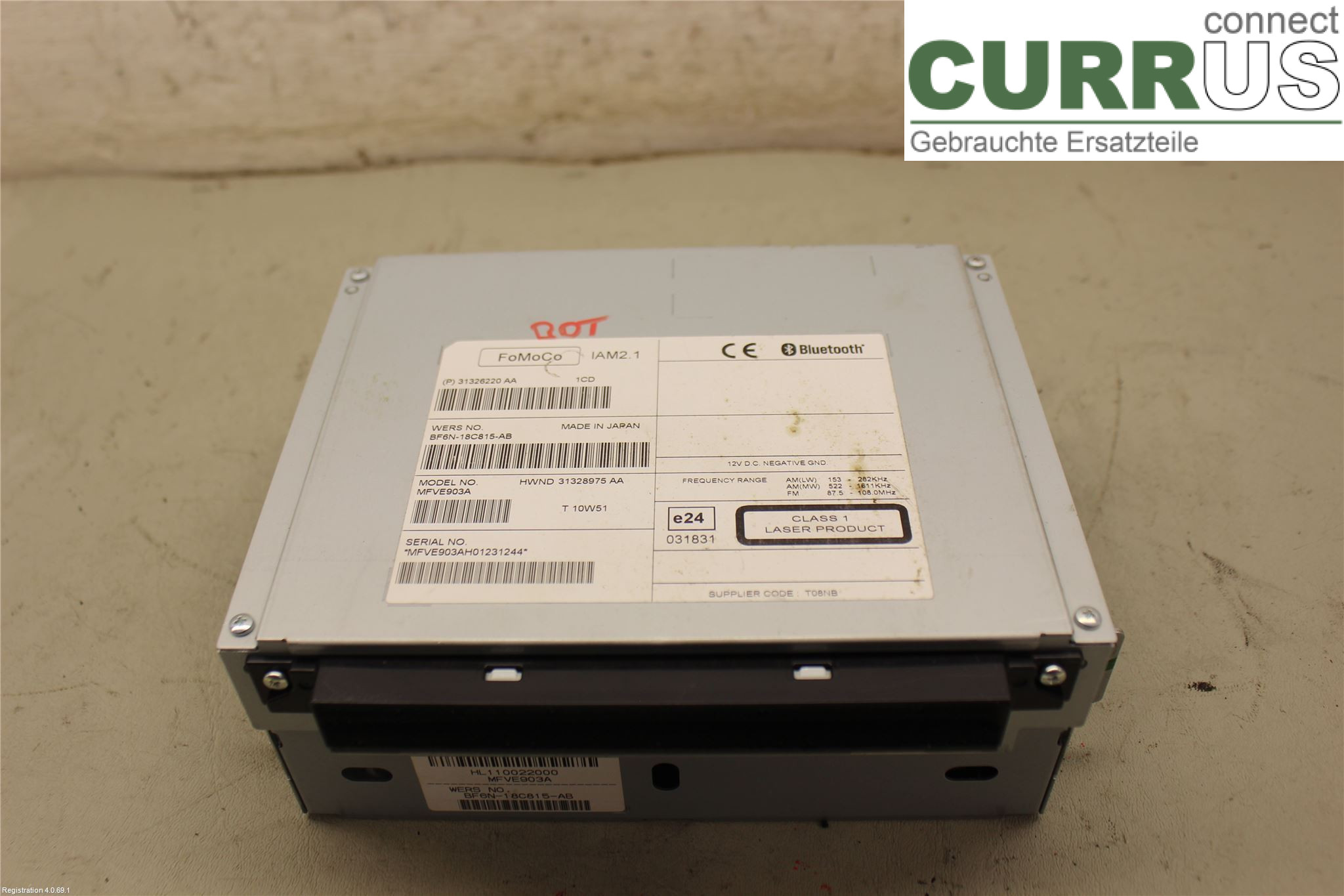 VOLVO S60      11-13 Radio CD / Multimedia panel 36001114 B4164T3
