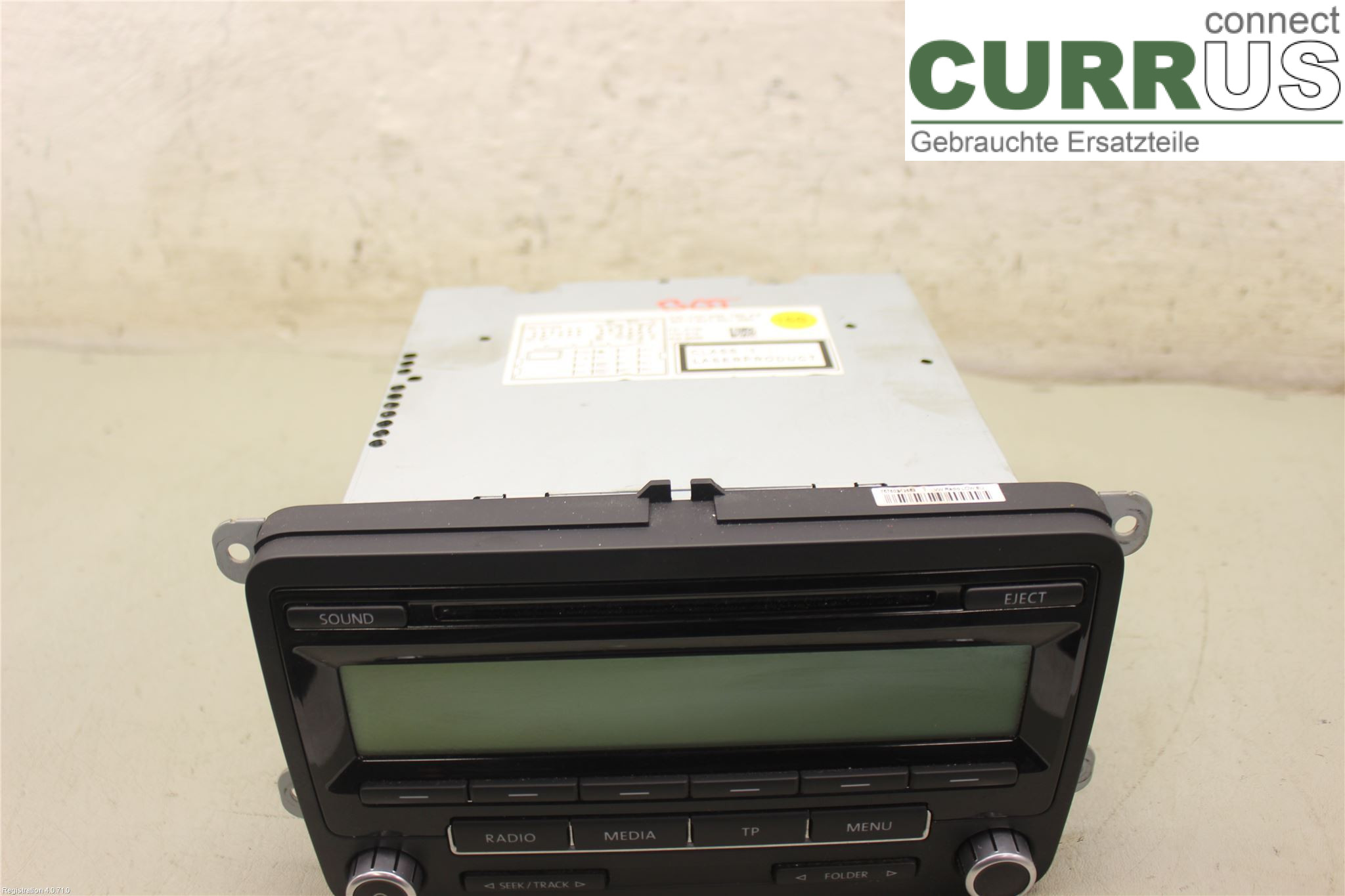 VW GOLF VI     09-13 Radio CD / panel multimedialny 1K0057187AX CBDC