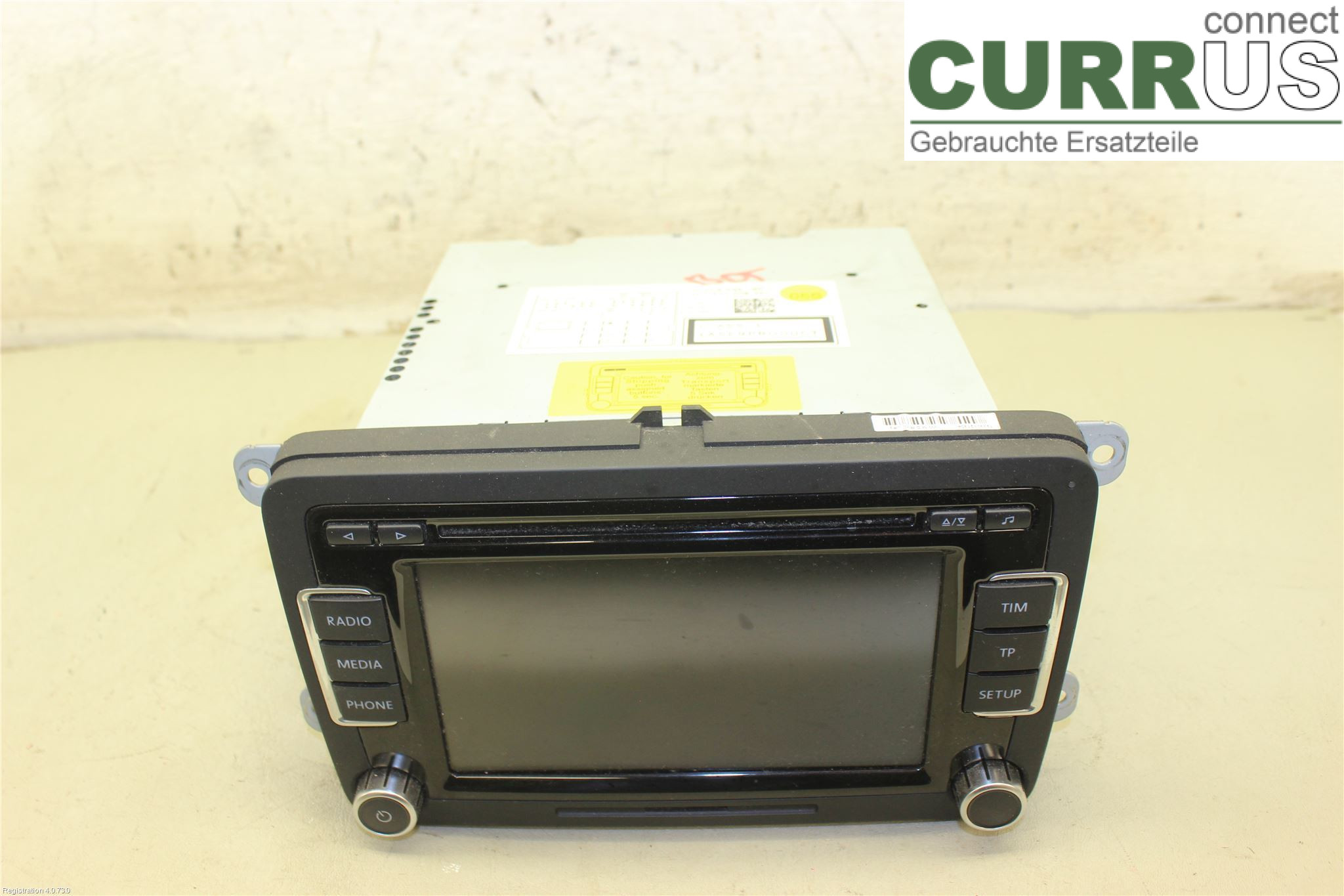 VW PASSAT  11-14 Radio CD / multimediepanel 3C8057190CX CFGB