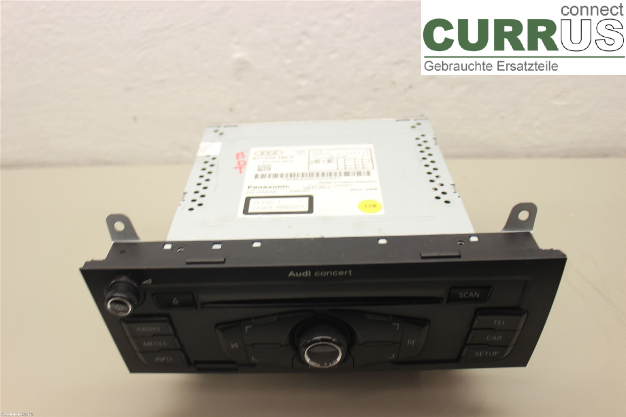 AUDI A5  07-16 Radio CD / Multimedia panel 8T1057186PX CCWA