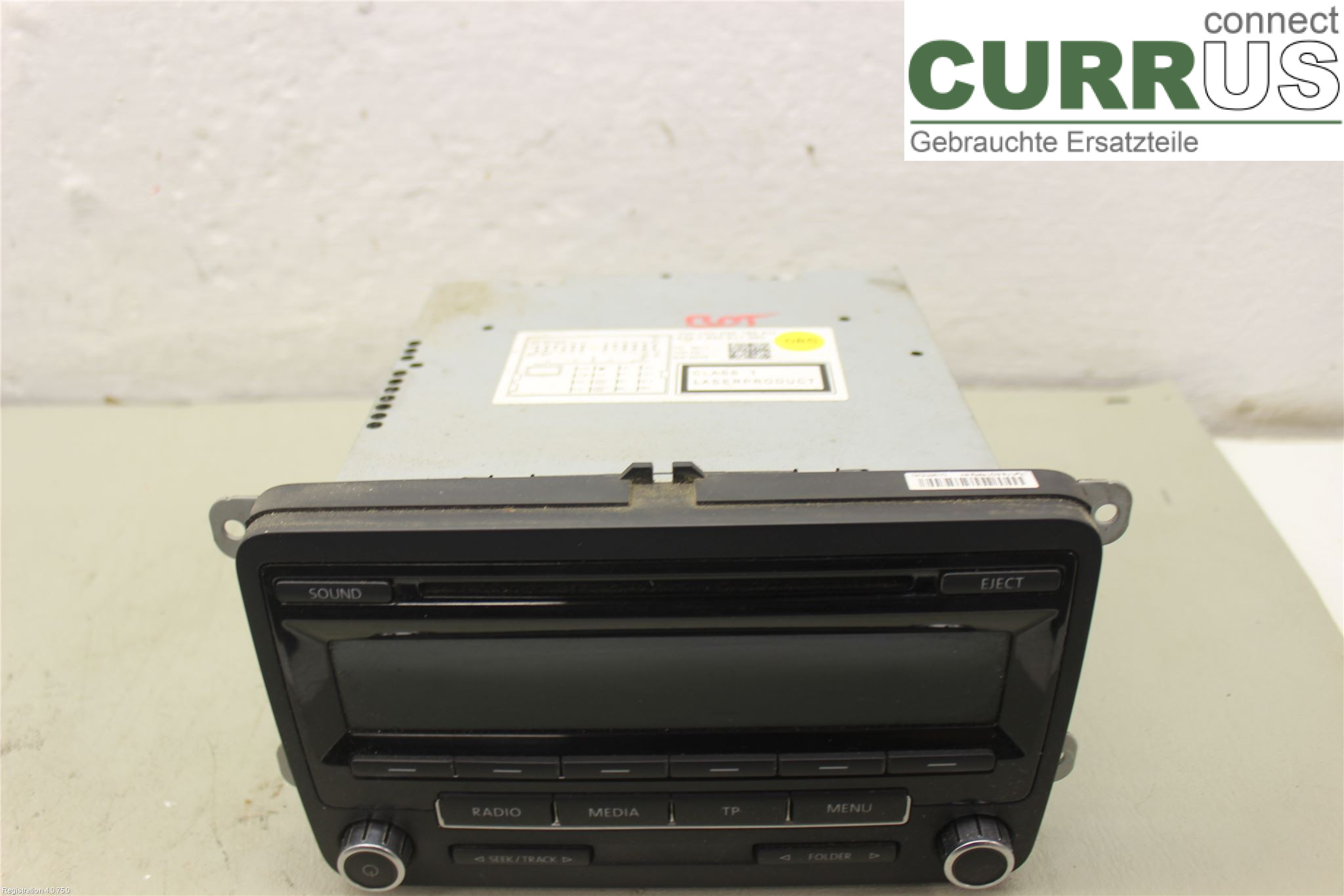VW CADDY  11-15 Radio CD / Multimedia panel 1K0057187NX CFHC