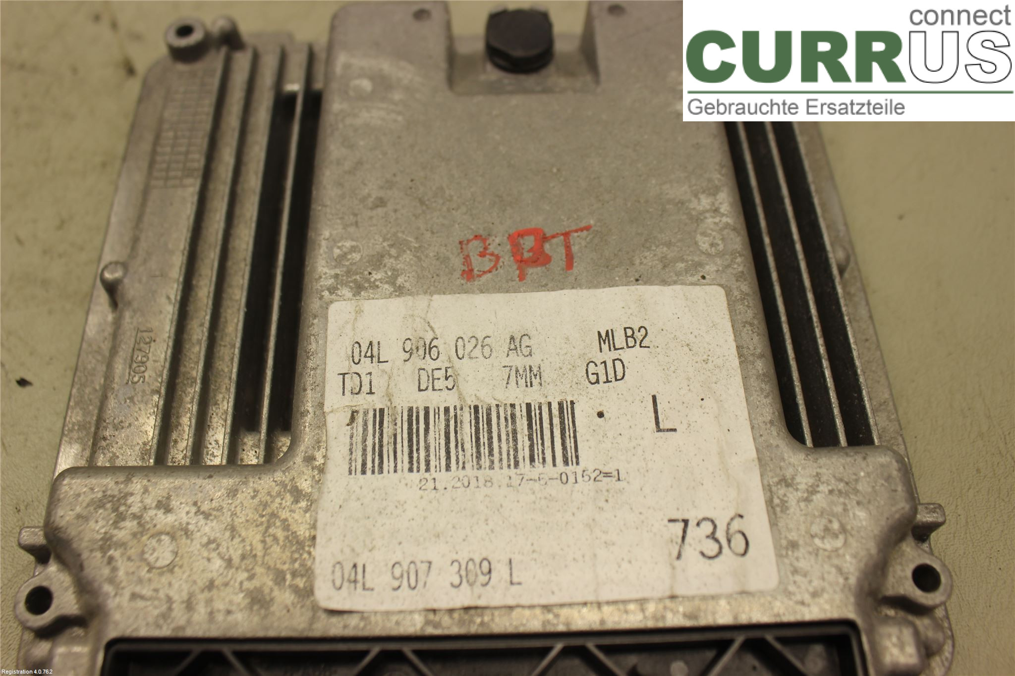 AUDI A4/S4  B9 16-19 Motorstyringsenhed Diesel (ECU) 04L906026AG8W0 DETA