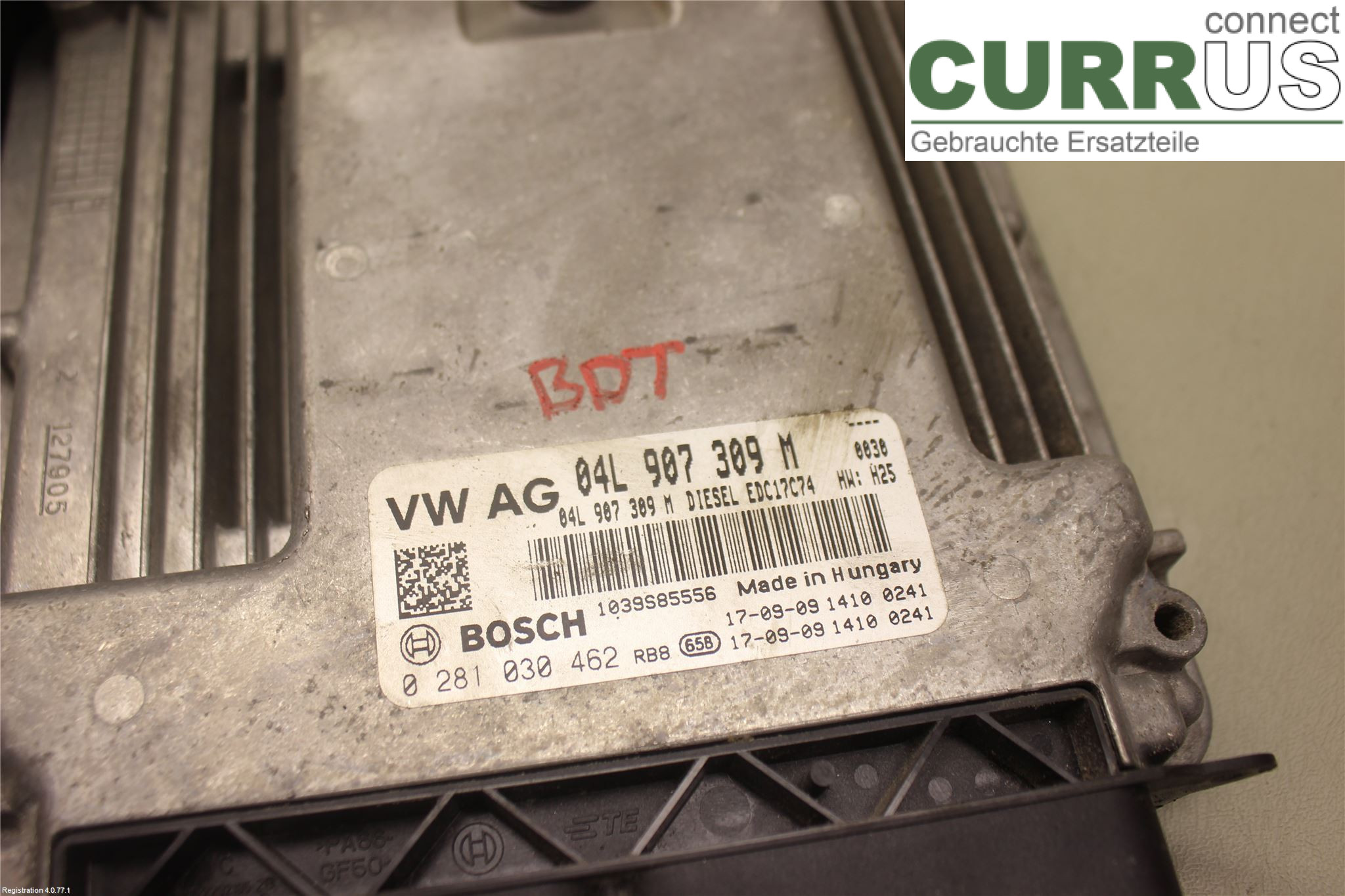 VW PASSAT  15-19 Engine Control Unit Diesel (ECU) 04L906026FP3G0 DFCA