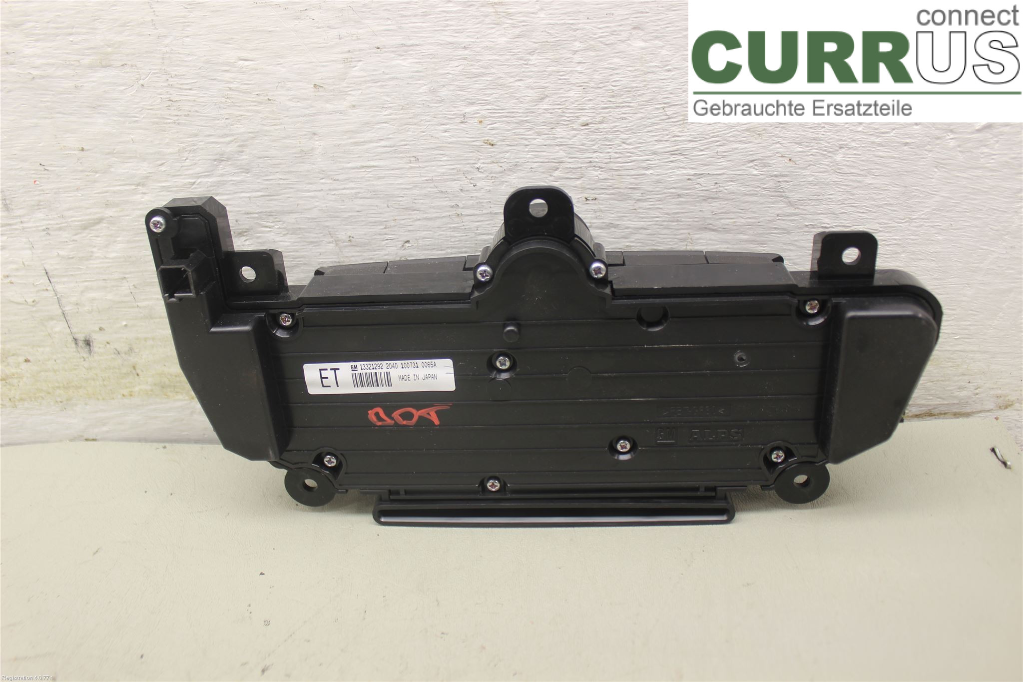 OPEL INSIGNIA  09-16 Radio CD / panneau multimédia 13321292 A20NFT