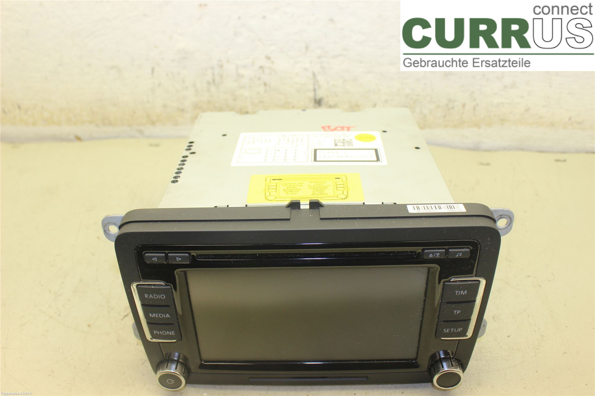 VW PASSAT  11-14 Radio CD / multimediepanel 3C8057190CX CFGB