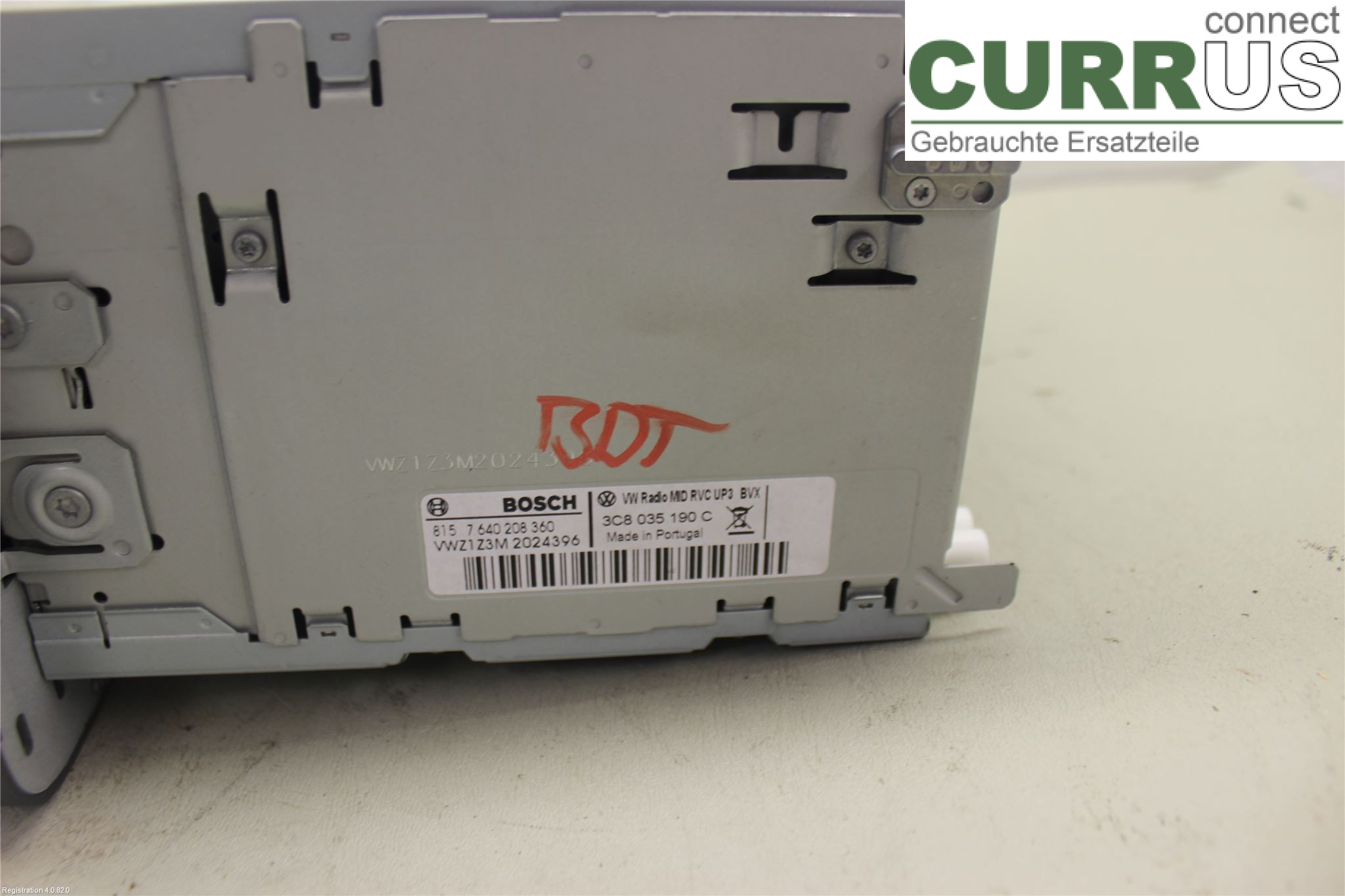 VW PASSAT  11-14 Radio CD / multimediepanel 3C8057190CX CFGB