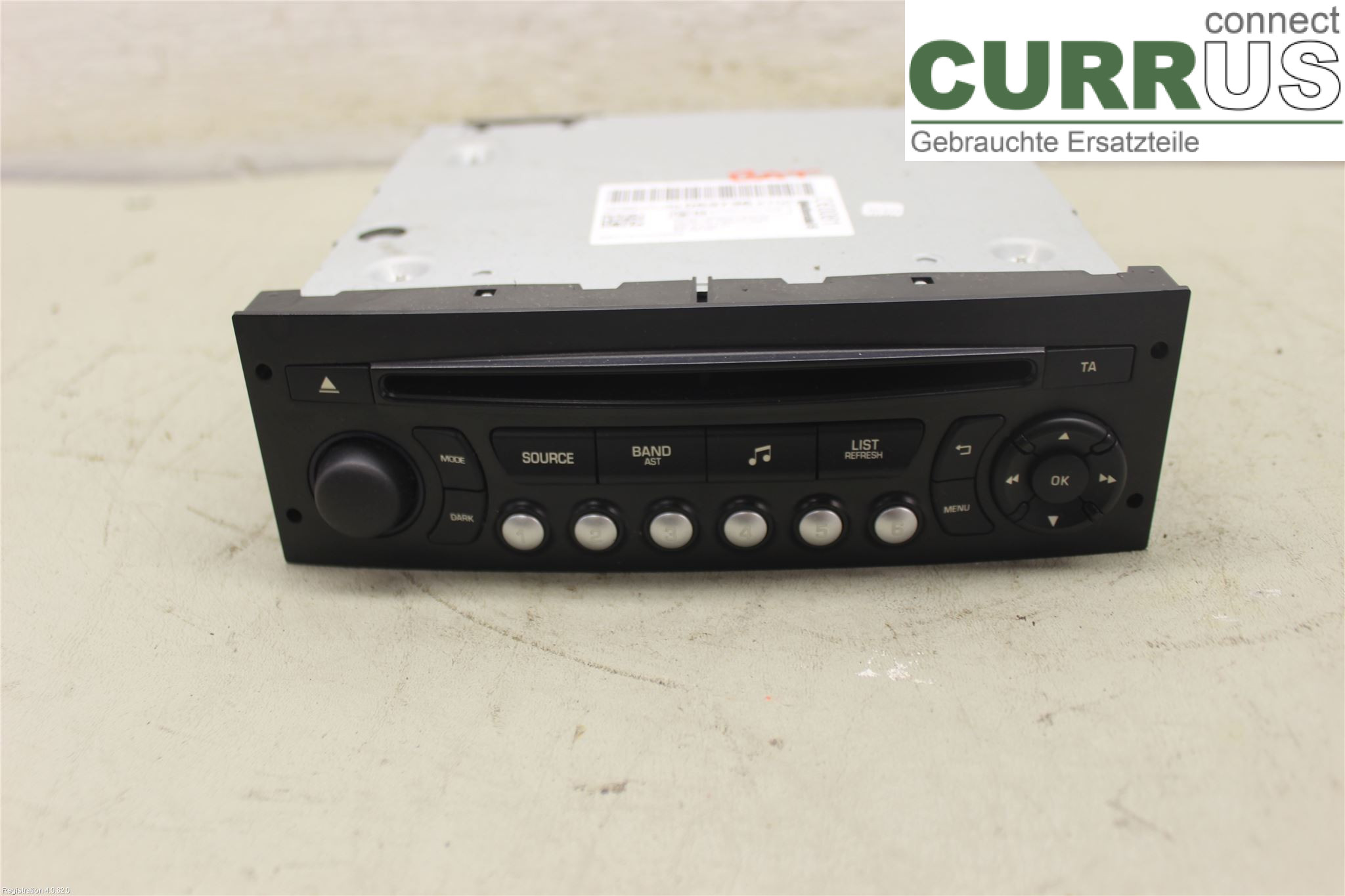 CITROEN DS3 Radio CD /Multimediapanel 1616151980 9HP