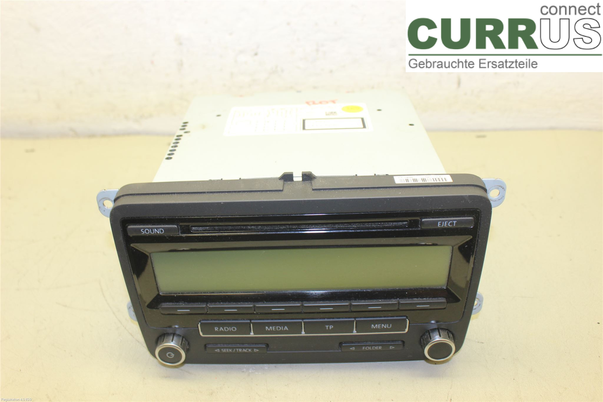 VW GOLF VI     09-13 Radio CD / panel multimedialny 1K0057187AX CAXA