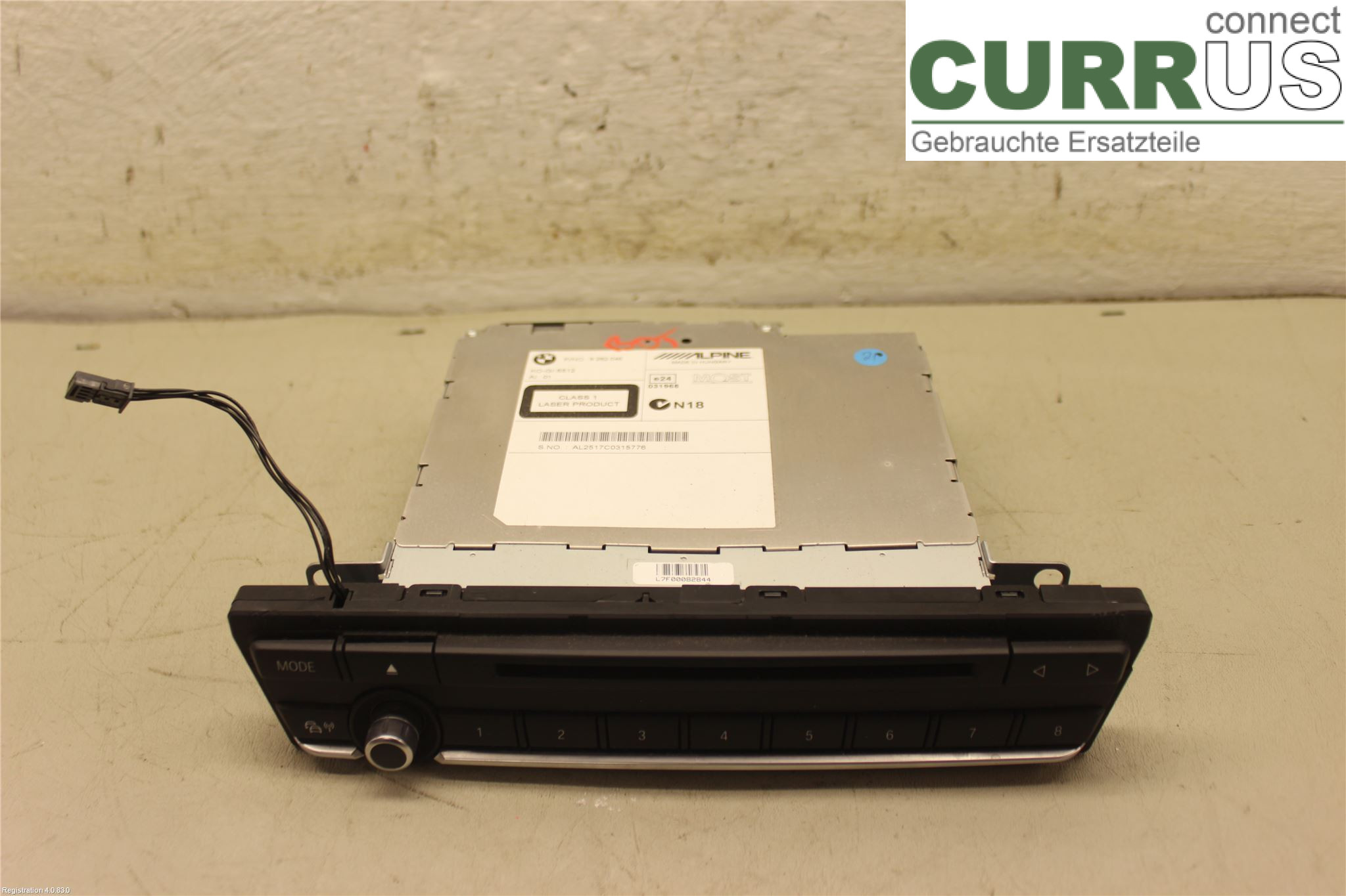 BMW X3 F25    10-17 Radio CD /Multimediapanel 65129273870 N47-D20C