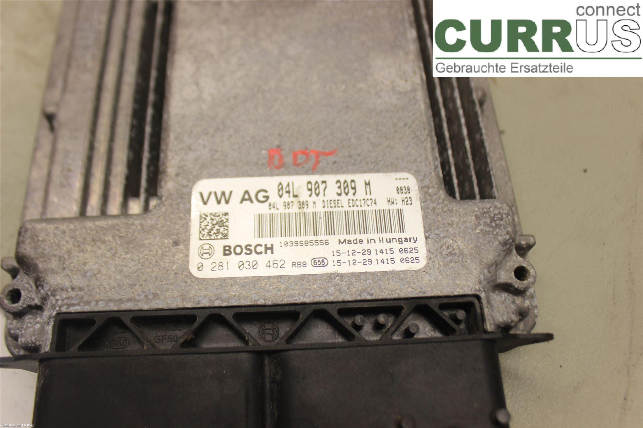 VW PASSAT  15-19 Engine Control Unit Diesel (ECU) 04L906026FP3G0 DFCA