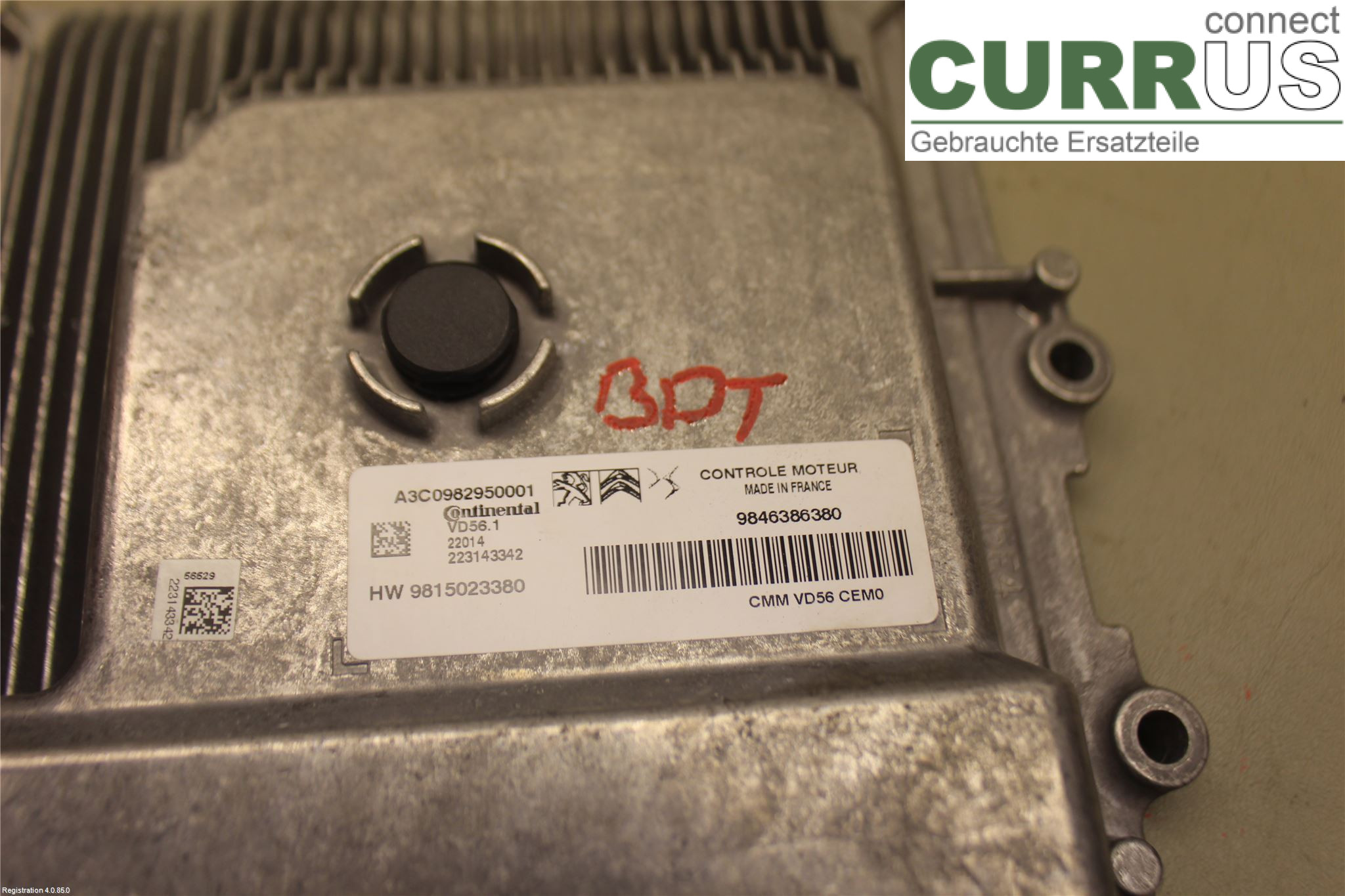 OPEL CORSA F, CORSA-E  20- Motorens styreenhed (ECU) 1640420680 EB2ADTS