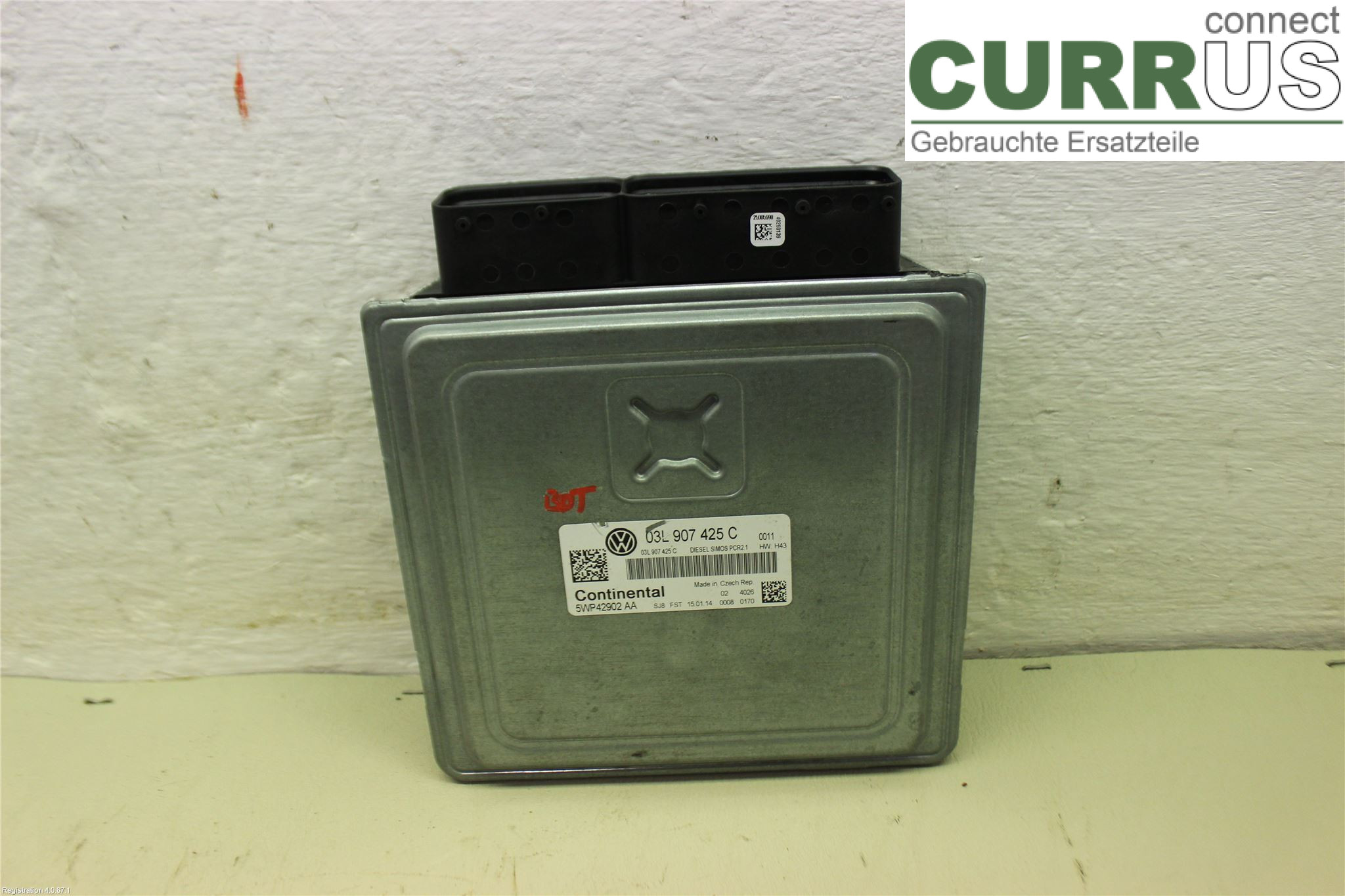 VW CADDY  11-15 Motorstyringsenhed Diesel (ECU) 03L906023TB2KC CAYE