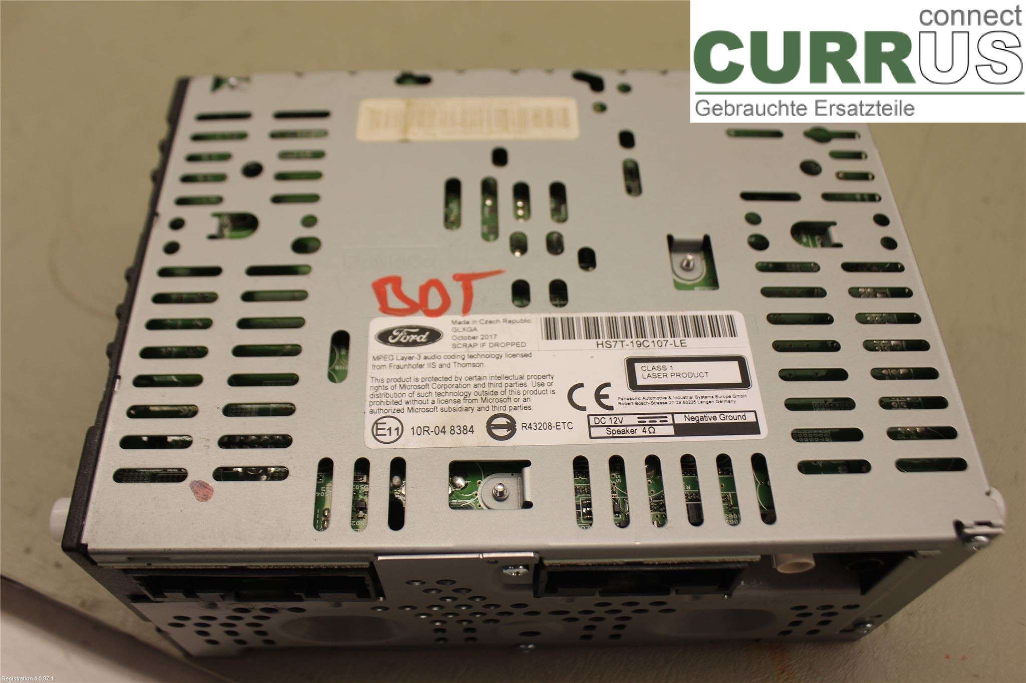 FORD MONDEO    15- Radio CD / Multimedia panel 2183864 UGCC