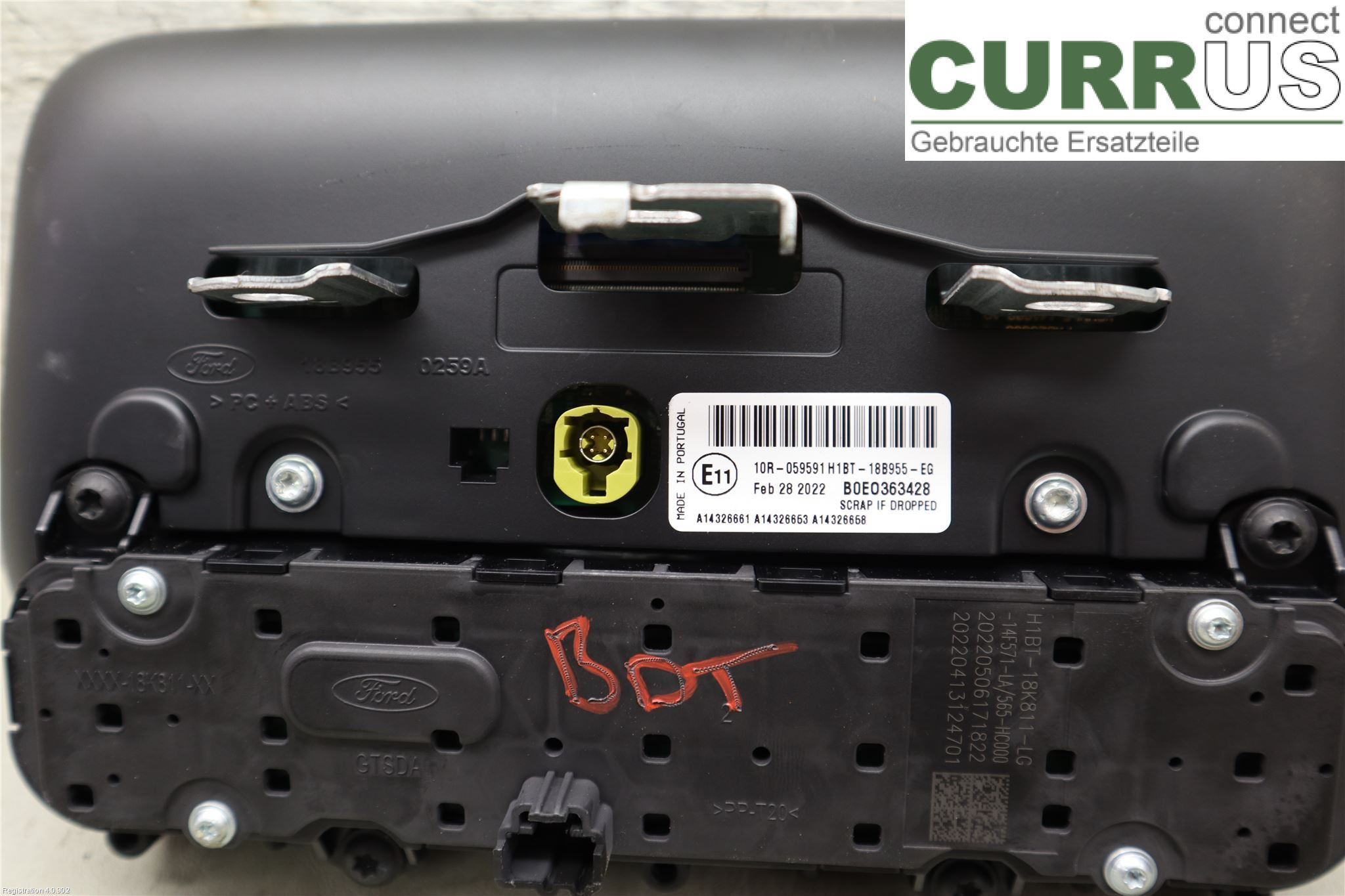 FORD TRANSIT SKÅP/BUSS 14- Radio-CD-/Multimedia-Panel 2313864 BLFB