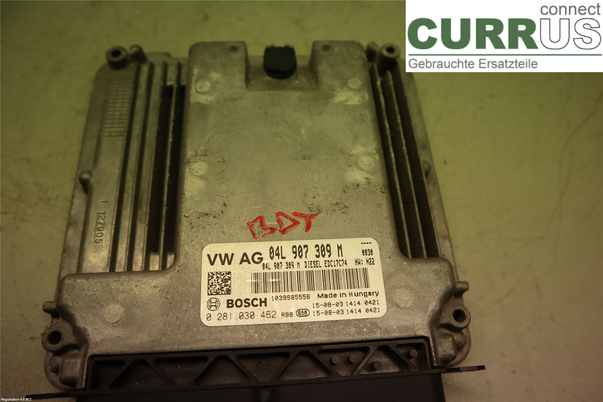 VW PASSAT  15-19 Engine Control Unit Diesel (ECU) 04L906026FP3G0 DFCA