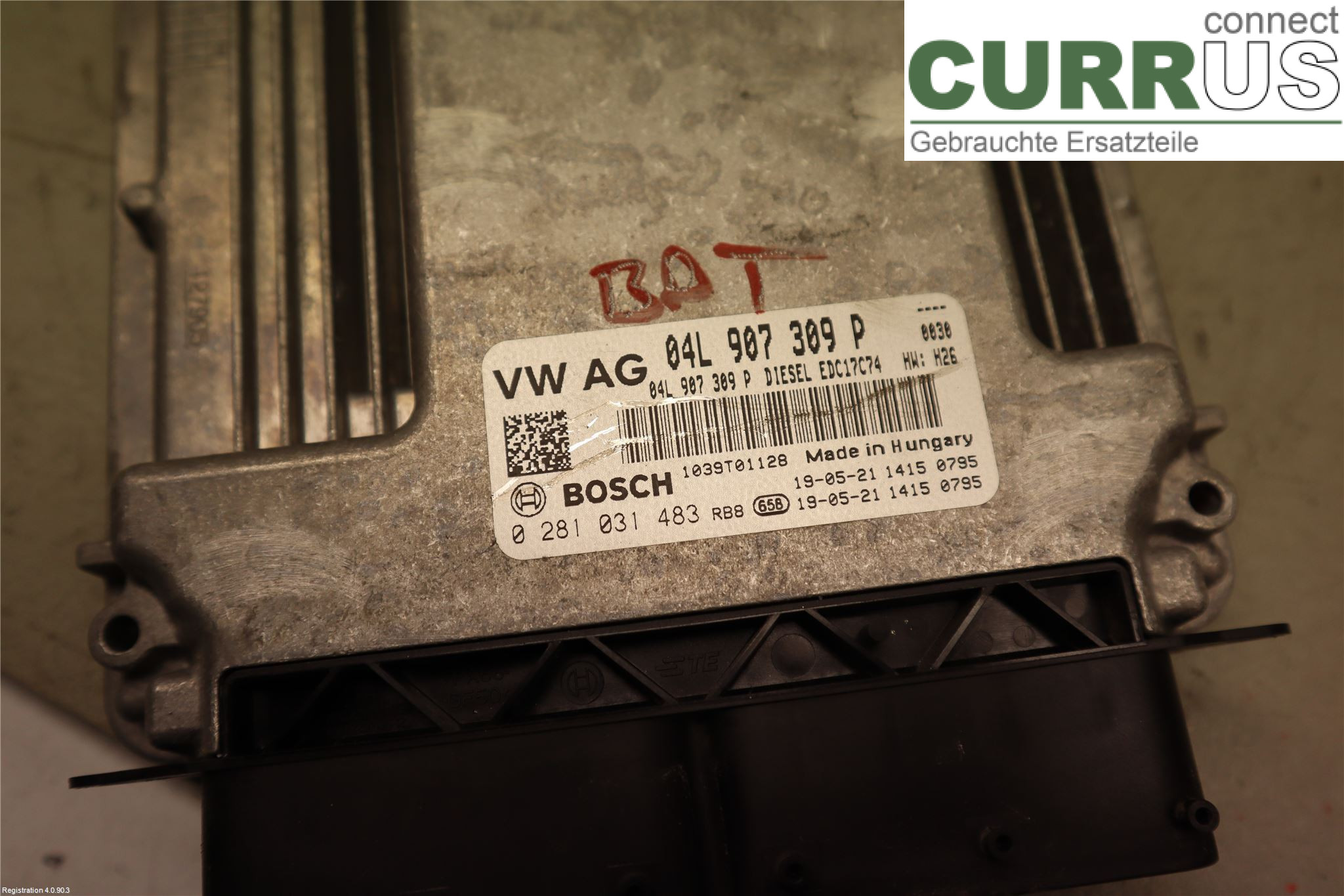 VW PASSAT  15-19 Motorsteuergerät Diesel (ECU) 04L906026KA DFHA