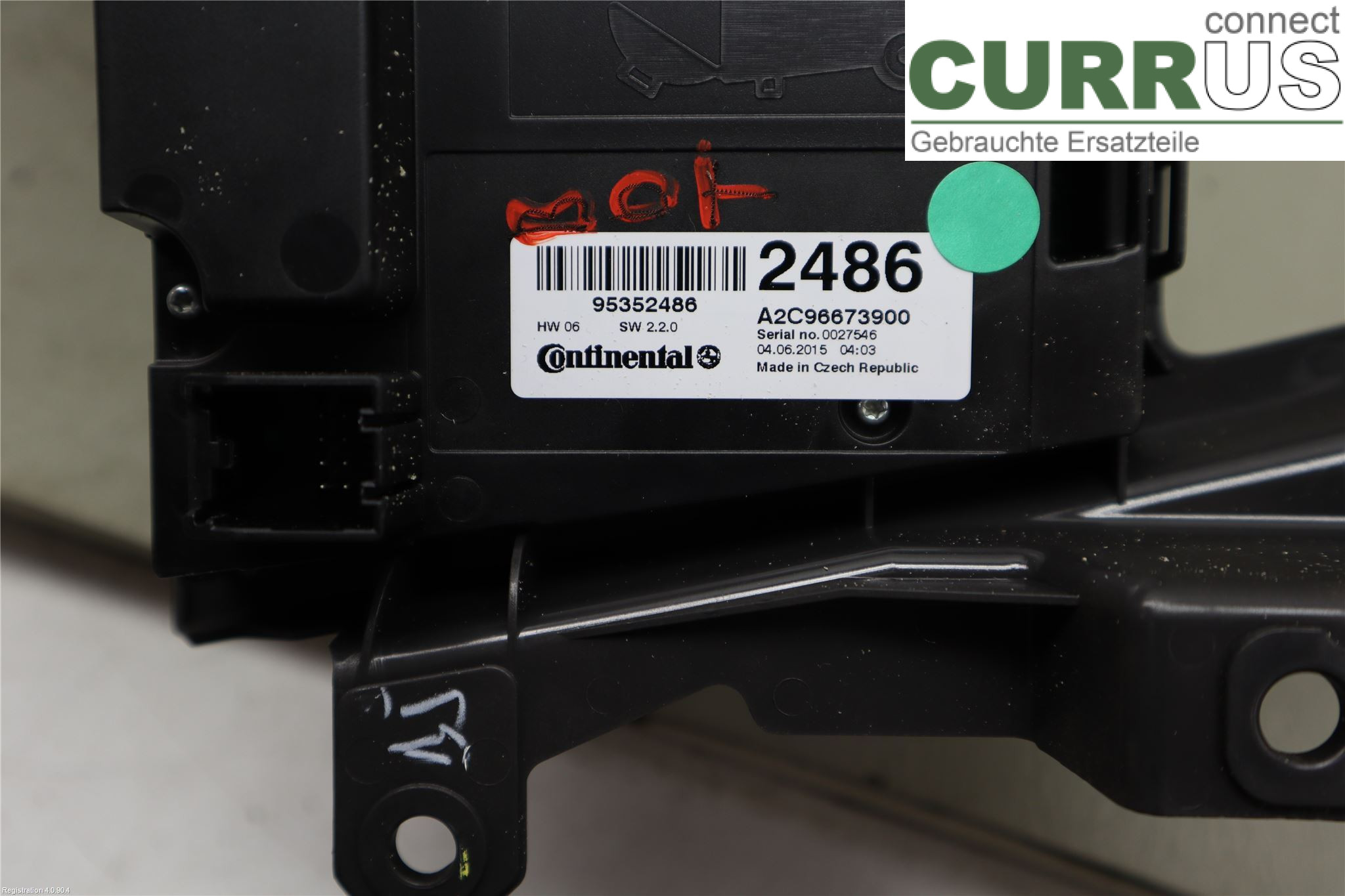 OPEL MOKKA   13-20 Radio CD / Multimedia panel 95352486 B16DTH