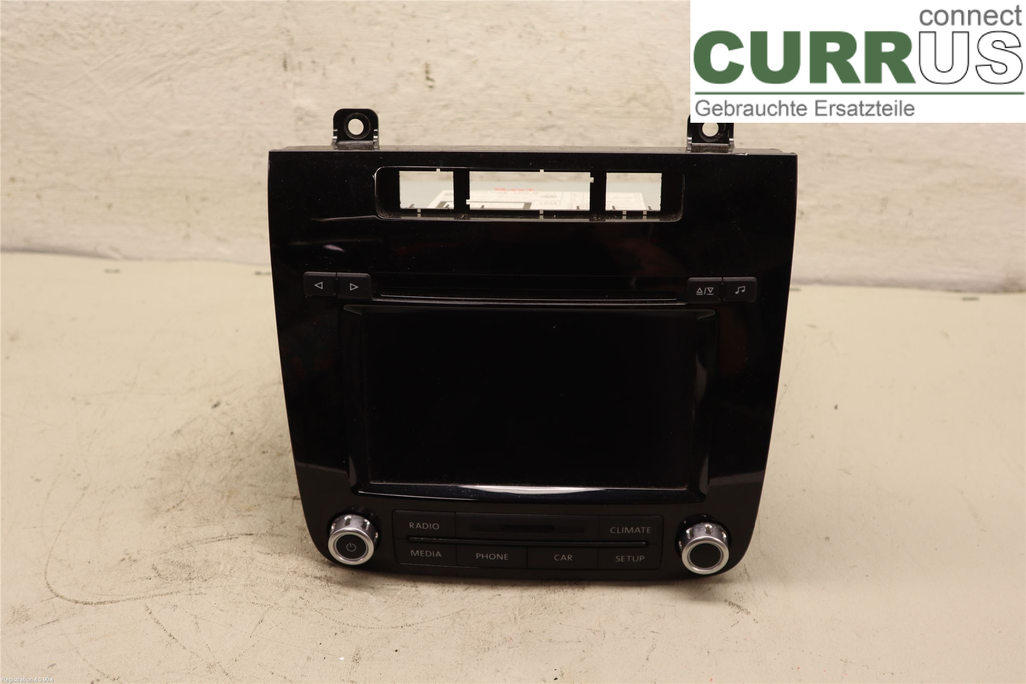 VW TOUAREG 7P  11-18 Radio CD / Multimedia panel 7P6035190B CJMA