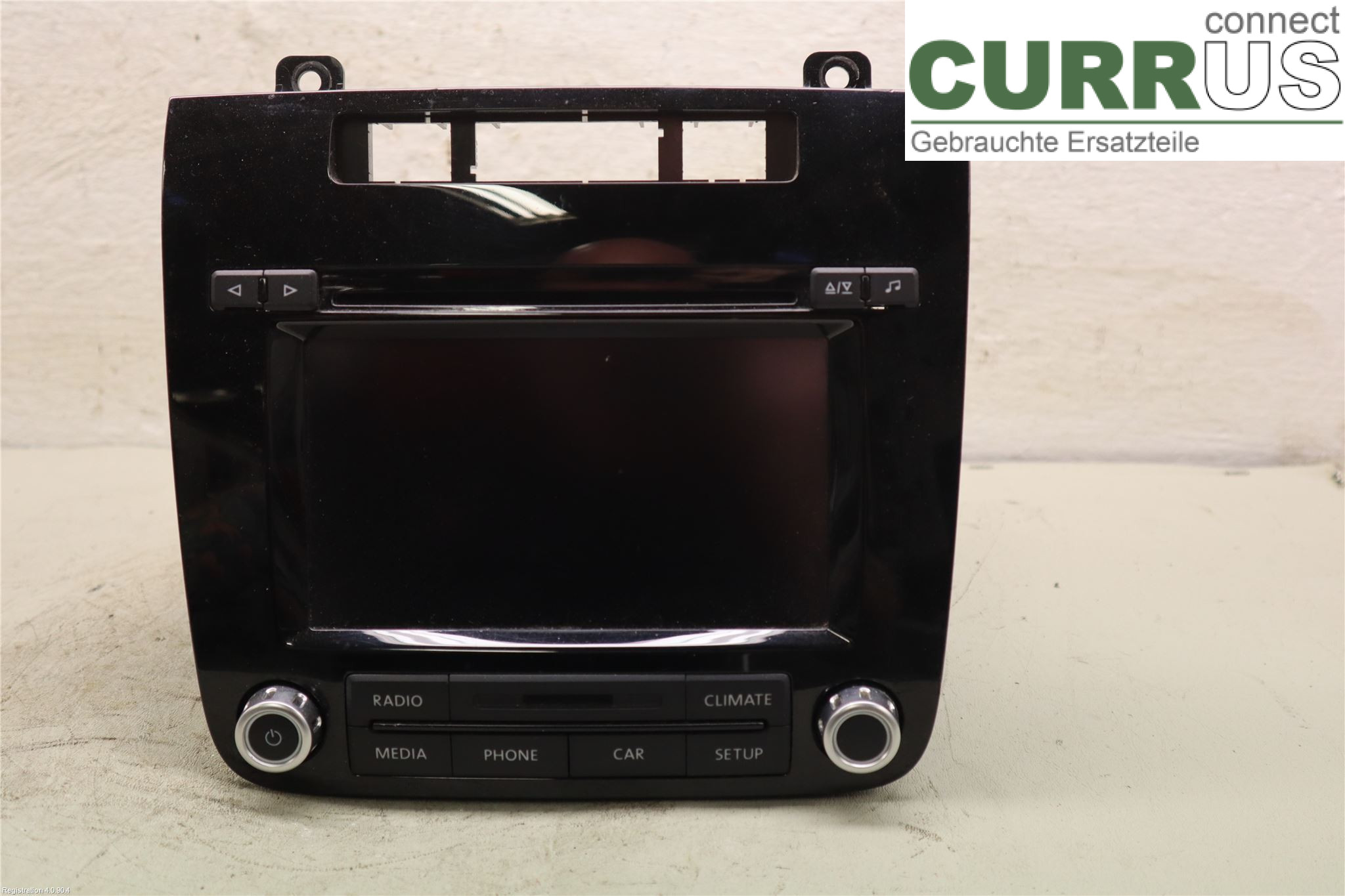 VW TOUAREG 7P  11-18 Radio CD / Multimedia panel 7P6035190B CJMA