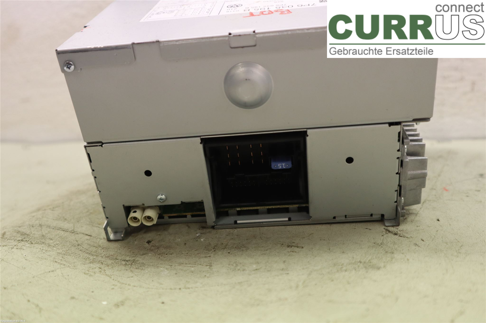 VW TOUAREG 7P  11-18 Radio CD / Multimedia panel 7P6035190B CJMA