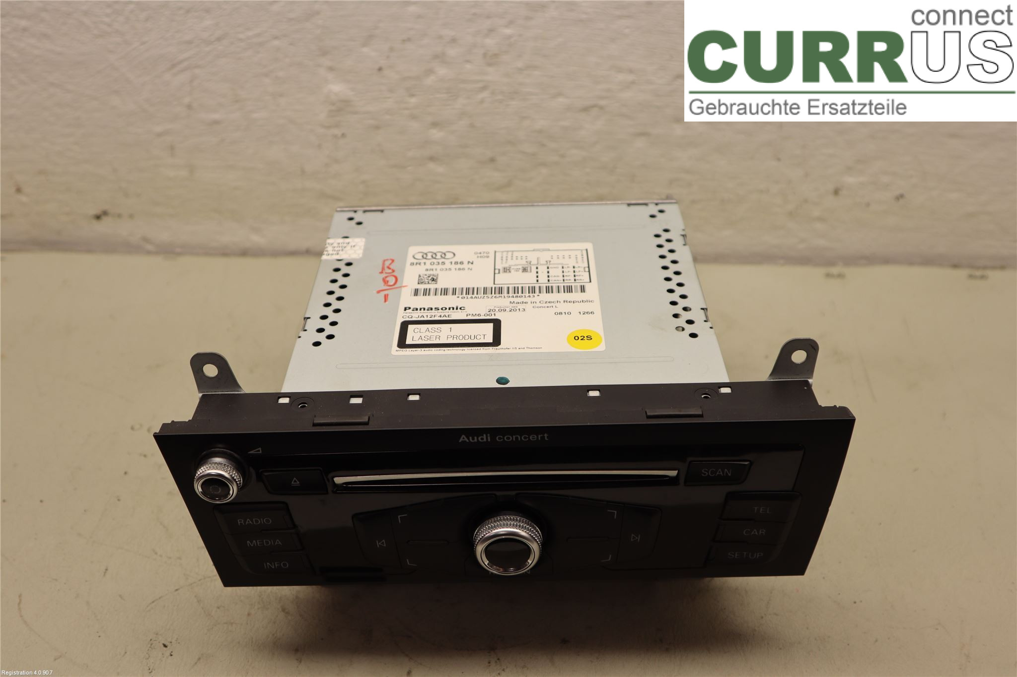 AUDI A5  07-16 Radio CD / multimediepanel 8R1057186N CGLC