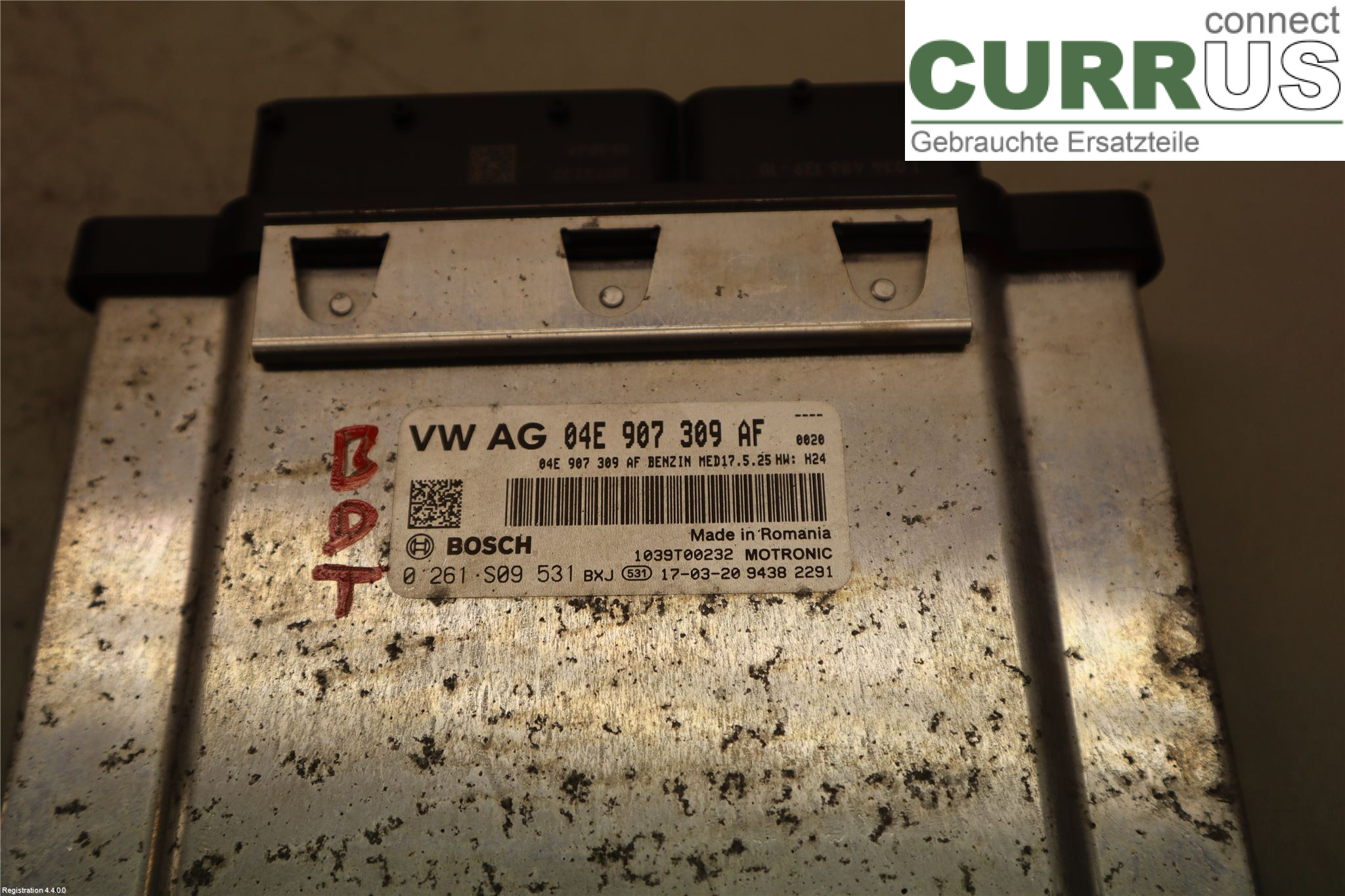 VW POLO       10-17 Engine Control Unit (ECU) 04E906027LH6C0 CJZC