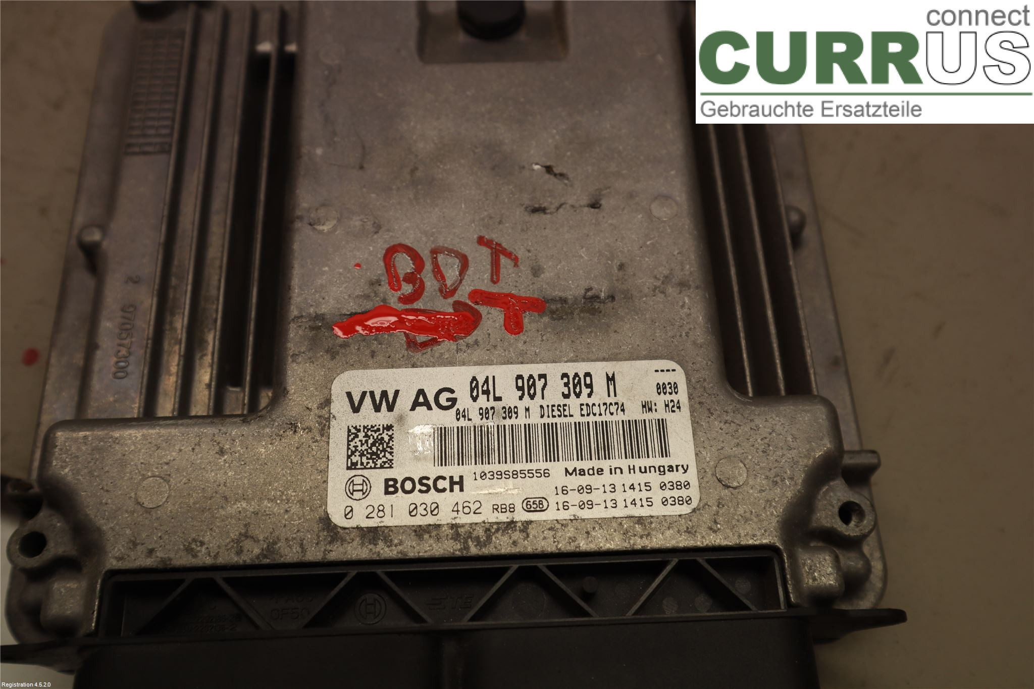 VW PASSAT  15-19 Engine Control Unit Diesel (ECU) 04L906026GA3G0 DFCA