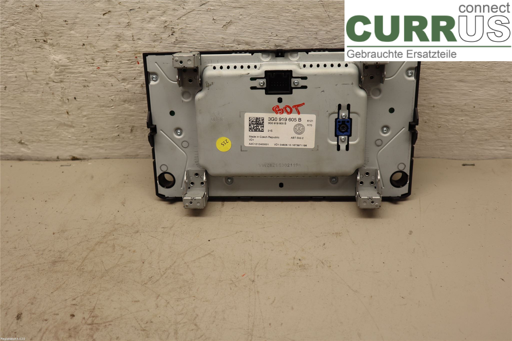 VW PASSAT 15-19 Radio CD / Multimedia panel 3G0919605B DFCA