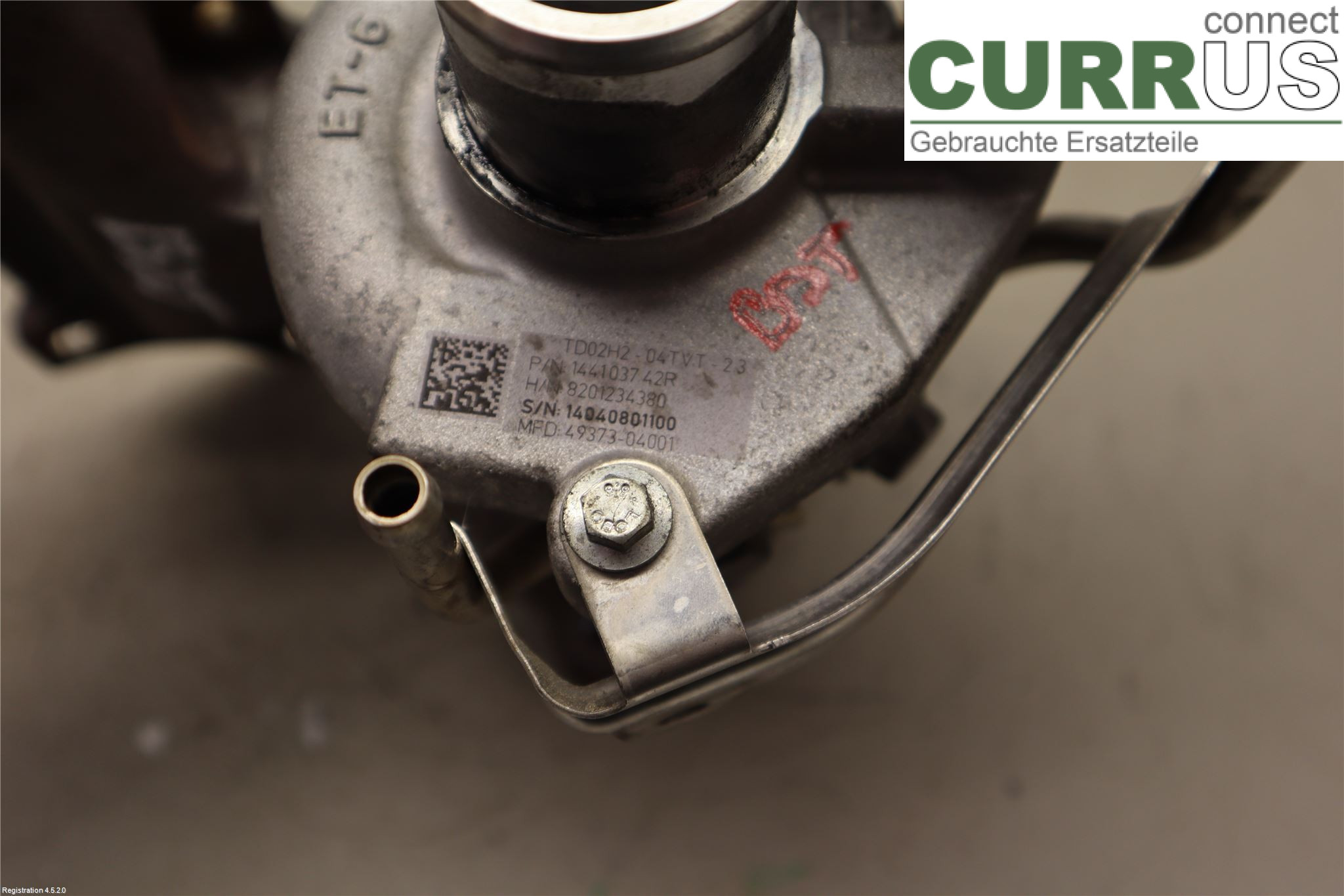 RENAULT CLIO IV   12-16 Turbo charger 144108035R H4B-400