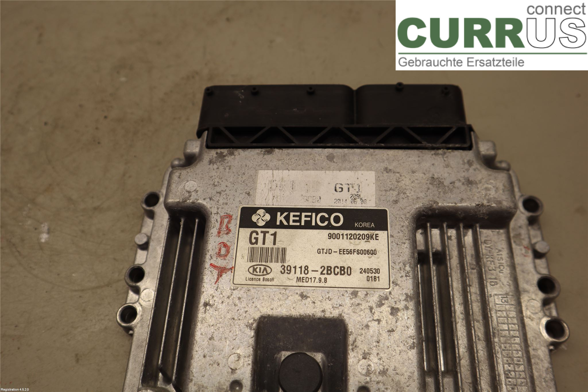 KIA CEED  12-18 Motorens styreenhed (ECU) 391182BCB0 G4FJ