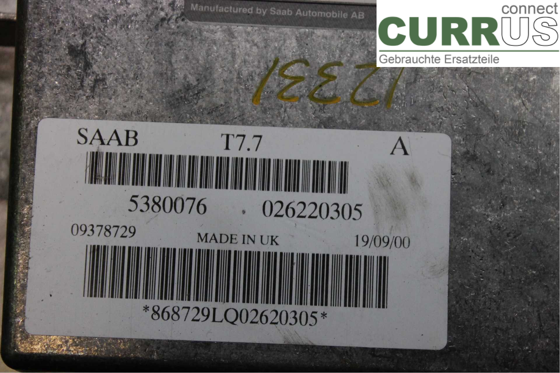 SAAB 9-5         -05  Sterownik silnika (ECU) 5380076 2,3T/B235E