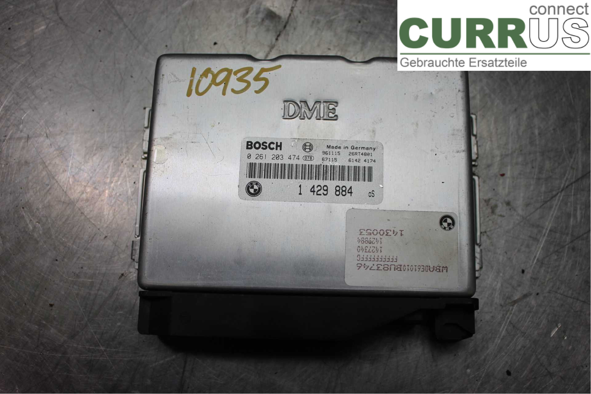 BMW 5 E39 95-04 Engine Control Unit (ECU) 1429884 4,4i/M62-B44