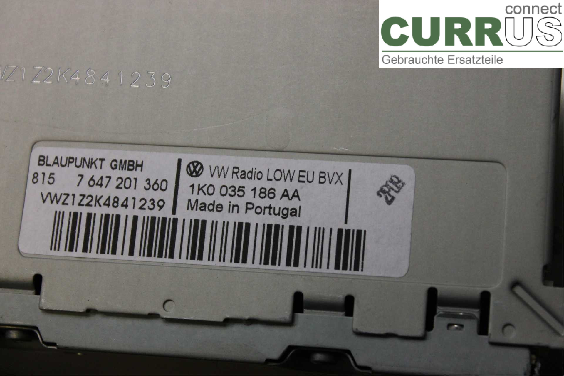 VW AMAROK  10-22 Radio CD / panel multimedialny 1K0035186AA 2,0BiTDi/CDCA