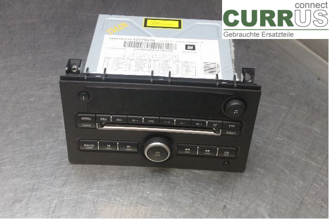 SAAB 9-3 VER 2 Radio CD / Multimedia panel 12779270 1,9TiD/Z19DTH