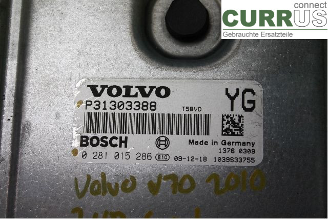 VOLVO V70      08-13 Engine Control Unit (ECU) 31303388 