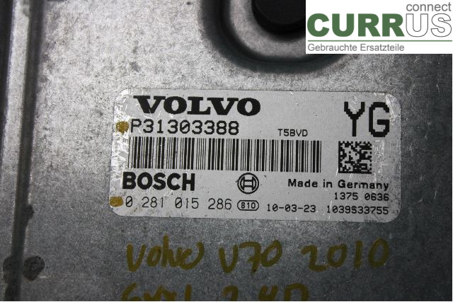 VOLVO V70      08-13 Engine Control Unit (ECU) P31300338 