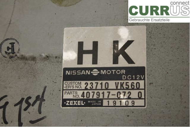 NISSAN NAVARA 98-05 Engine Control Unit (ECU) 23710VK560 2,5Di/YD25DDTi