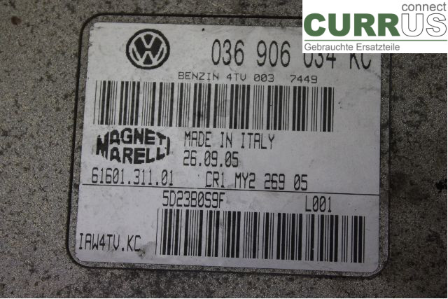 SEAT IBIZA III   06-08 Engine Control Unit (ECU) 036906034KC 1,4i/BKY