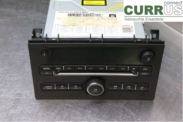 SAAB 9-3 VER 2 Radio CD / Multimedia panel 12774897 1,9TiD/Z19DTH