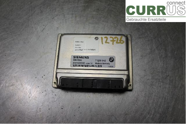 BMW 3 E46 98-05 Engine Control Unit (ECU) 7509942 3,0i/M54-B30