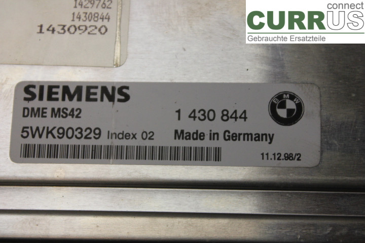 BMW 3 E46 98-05 Engine Control Unit (ECU) 2,0i/M52-TUB20