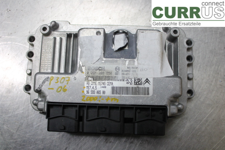 PEUGEOT 307     05-08 Motorens styreenhed (ECU) 9659306580 
