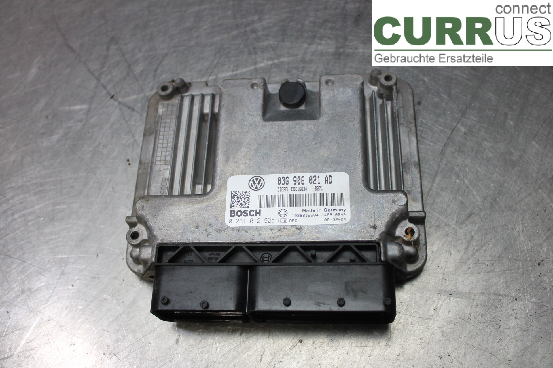 VW PASSAT      05-10 Engine Control Unit (ECU) 03G906021AD 2,0TDi/BMP