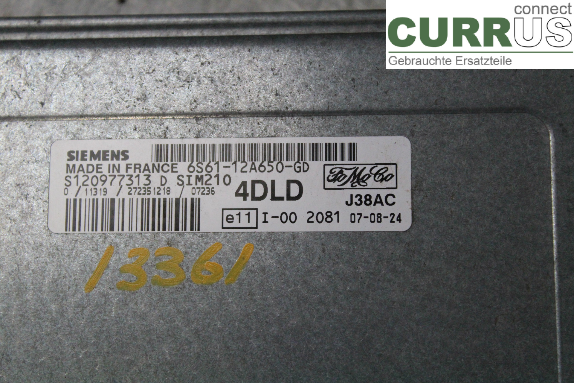 FORD FIESTA     06-08 Sterownik silnika (ECU) 6S6112A650GD 1,4i/FXJA