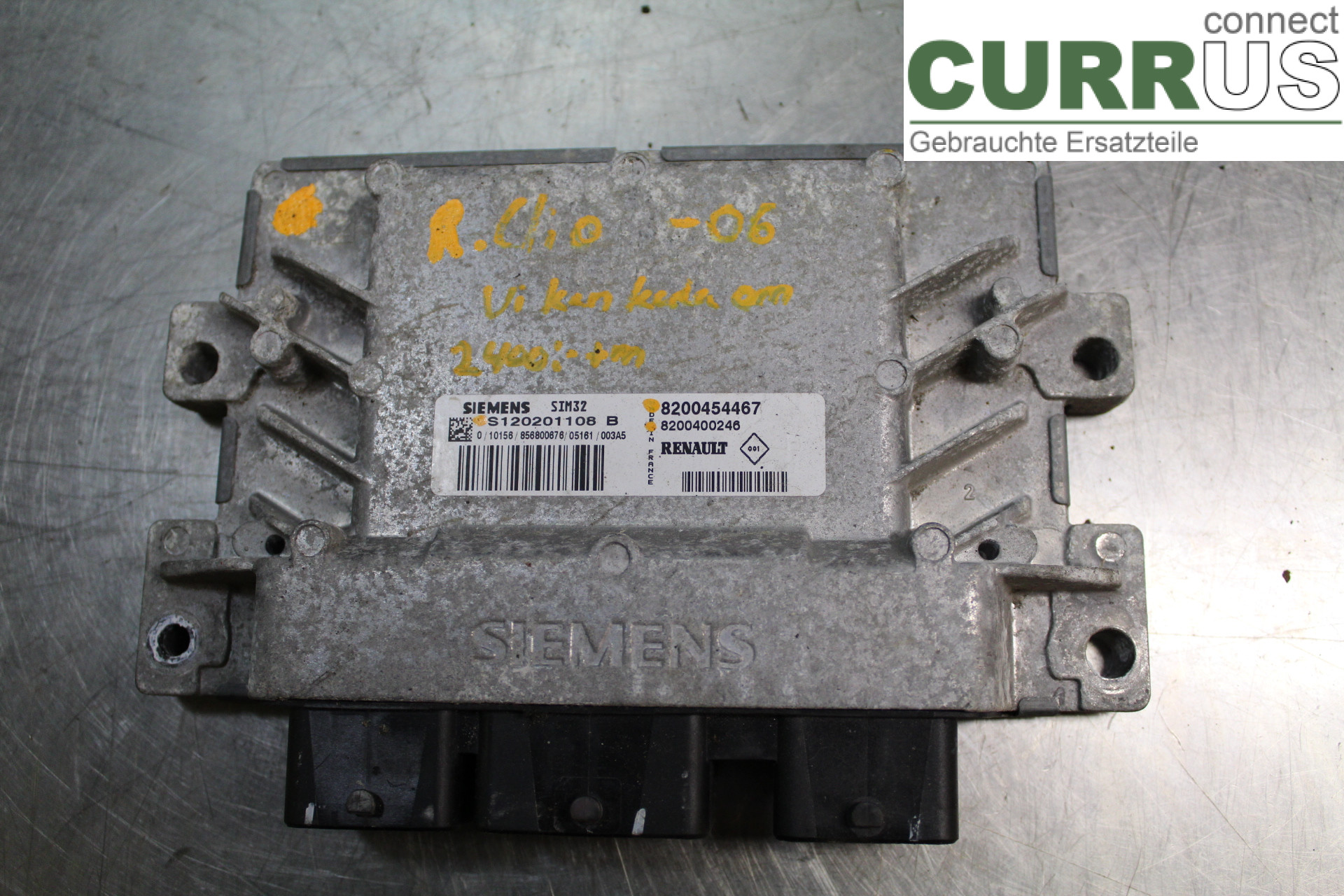 RENAULT CLIO II    01-08 Unité de contrôle moteur (ECU) 8200400246 