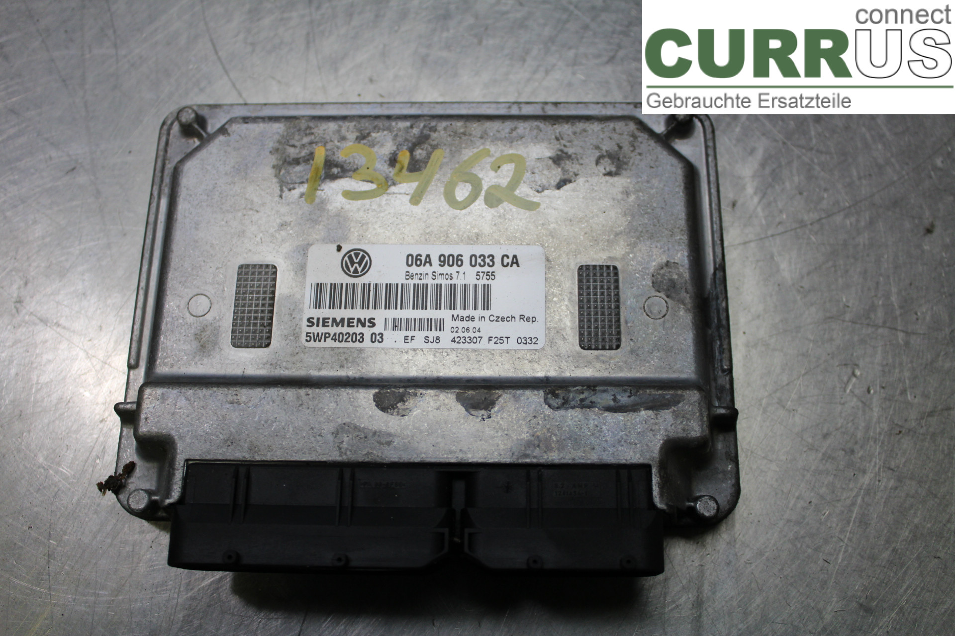 VW GOLF V      04-09 Engine Control Unit (ECU) 06A906033CA 1,6i/BGU
