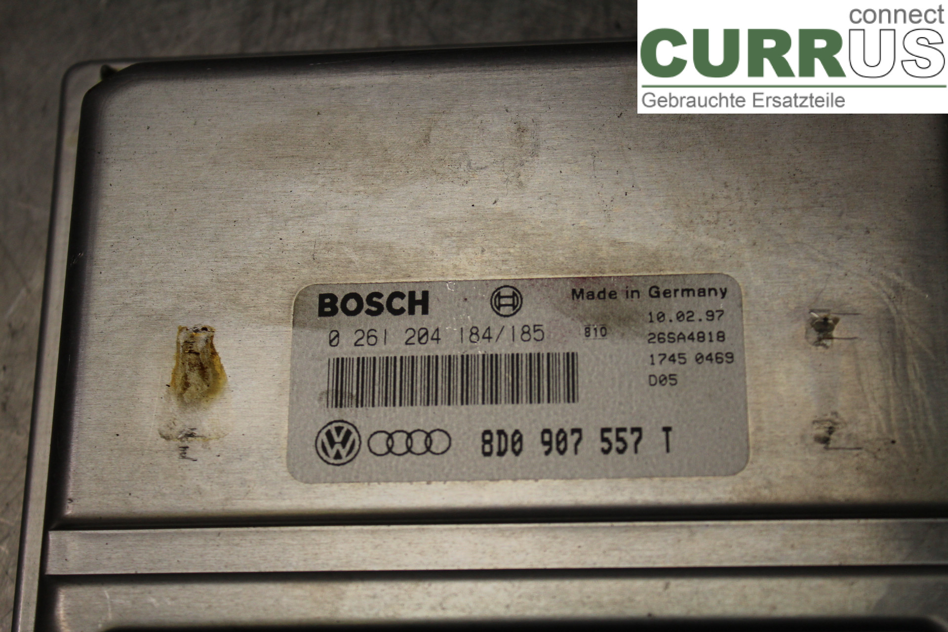 AUDI A4/S4     94-99 Engine Control Unit (ECU) 8D0907557T 1,8T/AEB