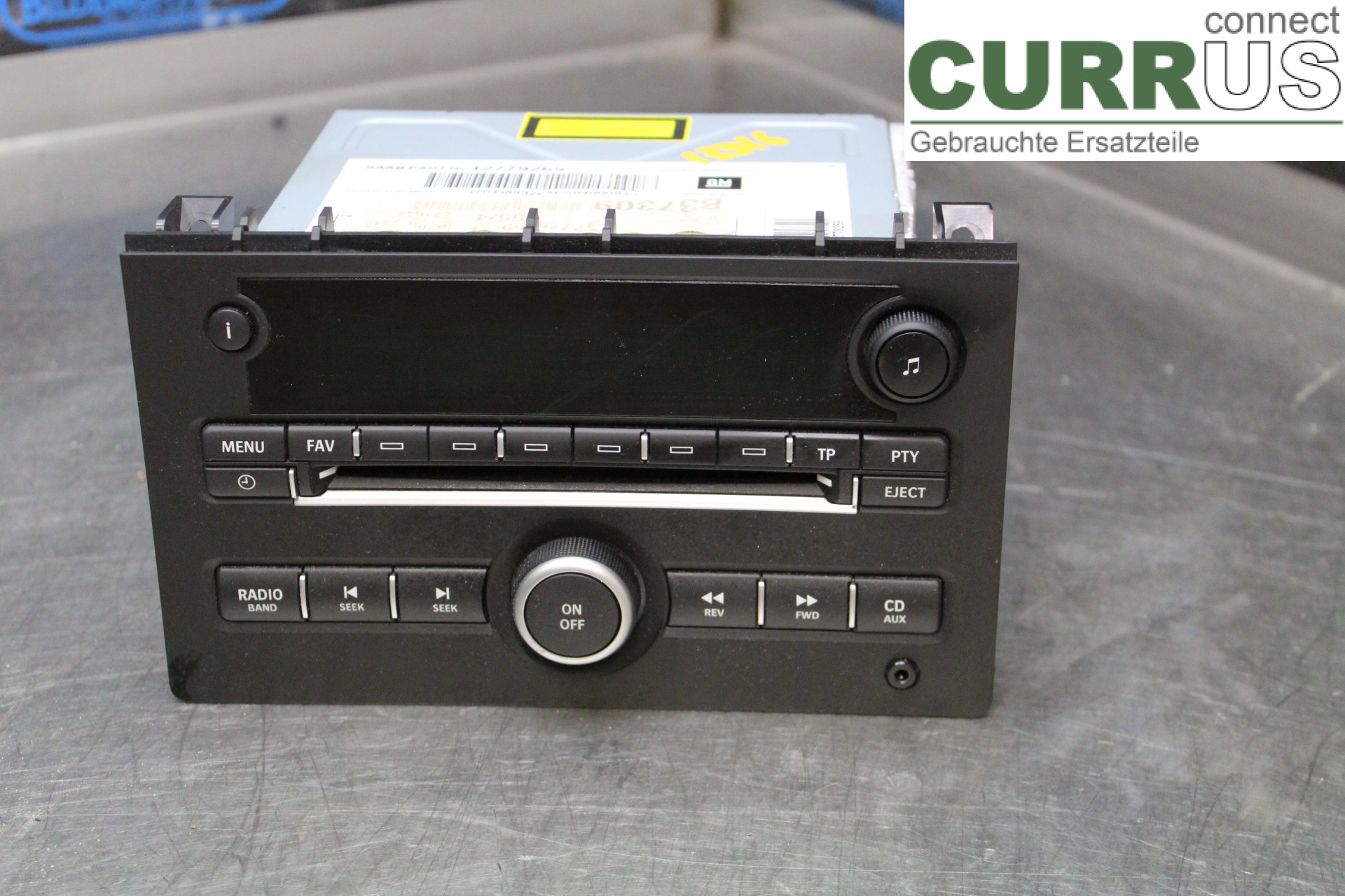 SAAB 9-3 08-15 Radio CD / Multimedia panel 12779269 B207E/B